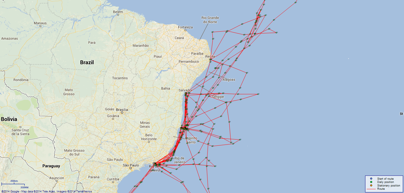 JP map Amethyst South America North