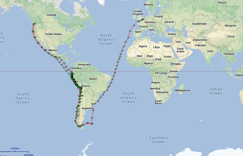 JP map Lancaster South America