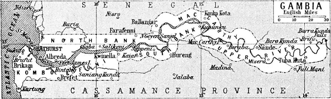 British Colony of Gambia