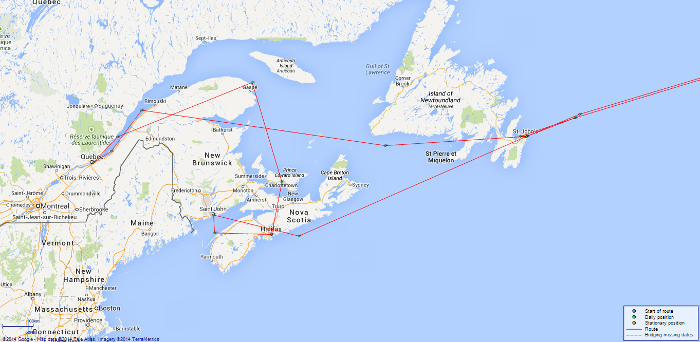 JP map Dauntless Canada