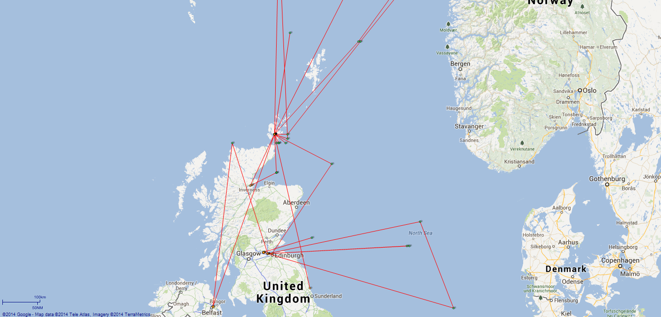 JP map Fearless North Sea