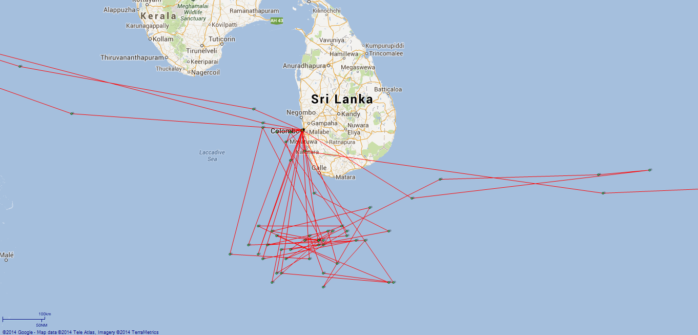 JP map Newcastle Sri Lanka