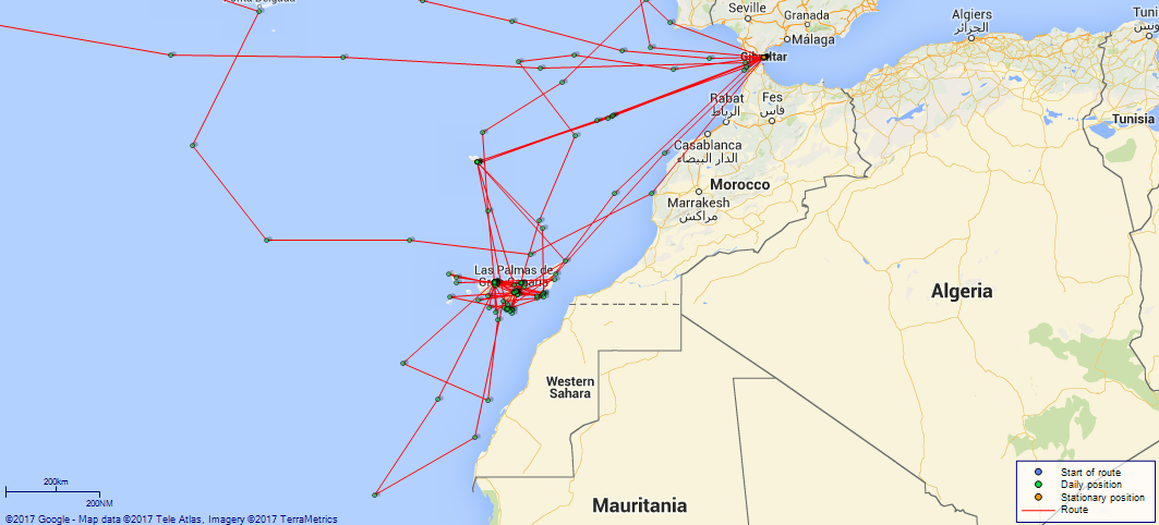 JP map Calgarian West Africa