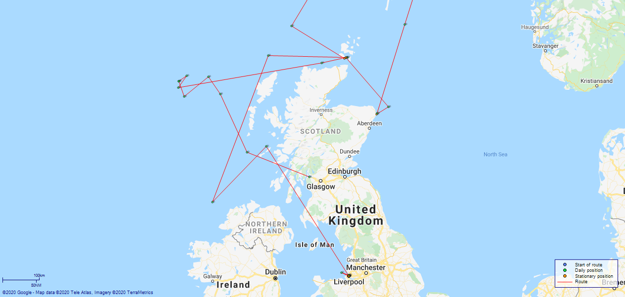 JP map Eskimo UK waters