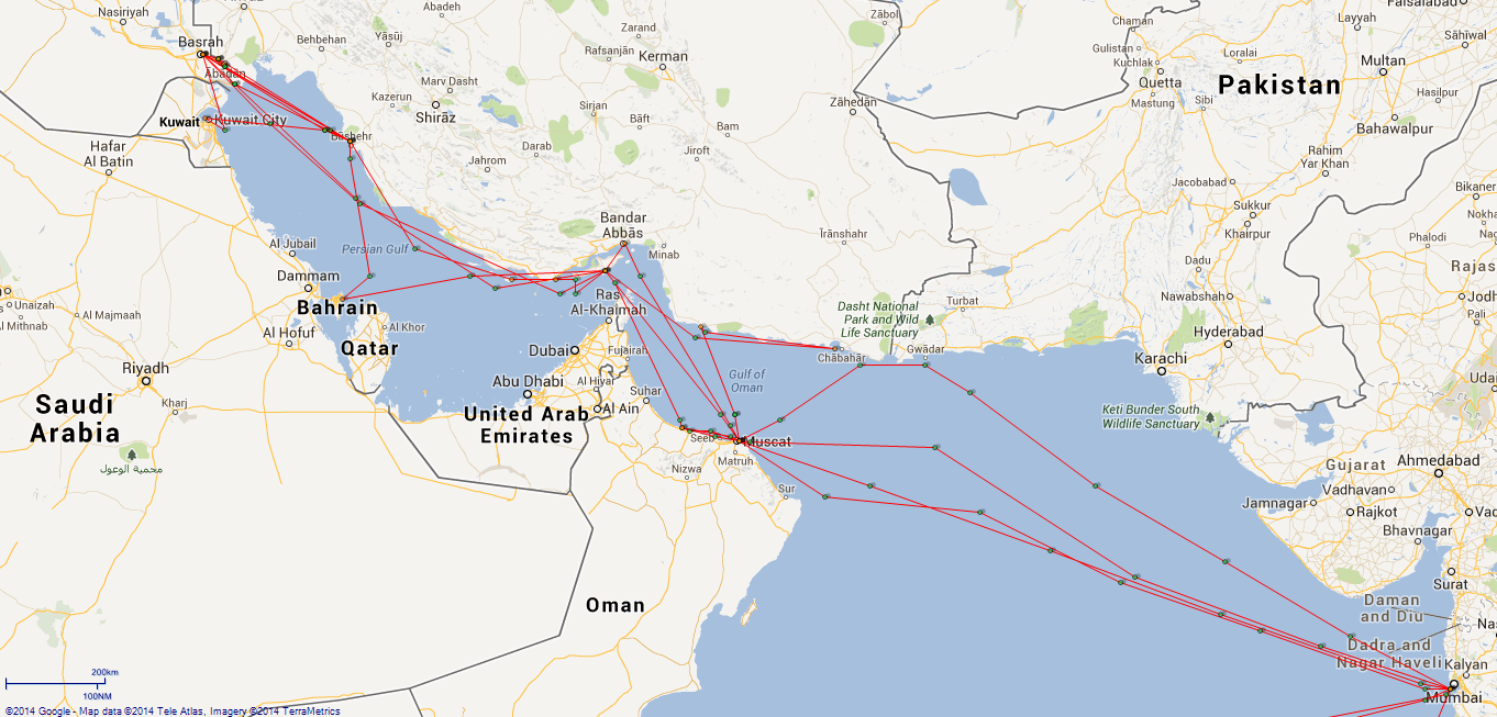 JP map Espiegle Persian Gulf