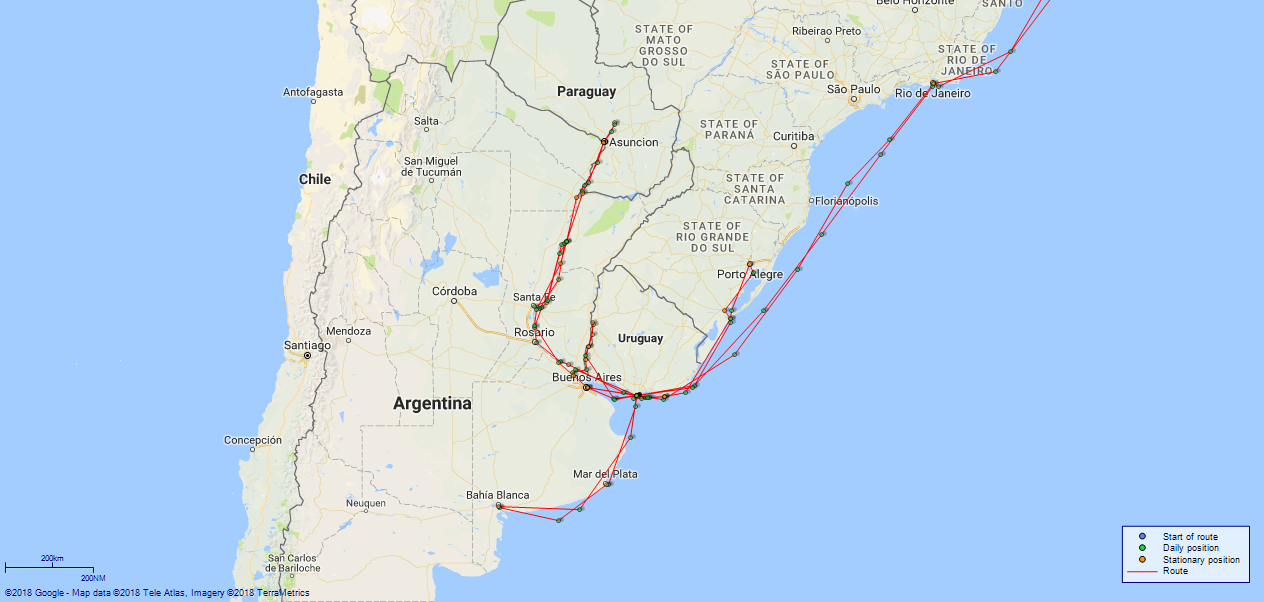 JP map Petersfield South America