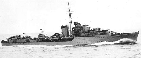 HMS Kelly, destroyer